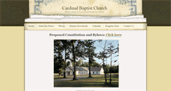 Desktop Screenshot of cardinalbaptist.org